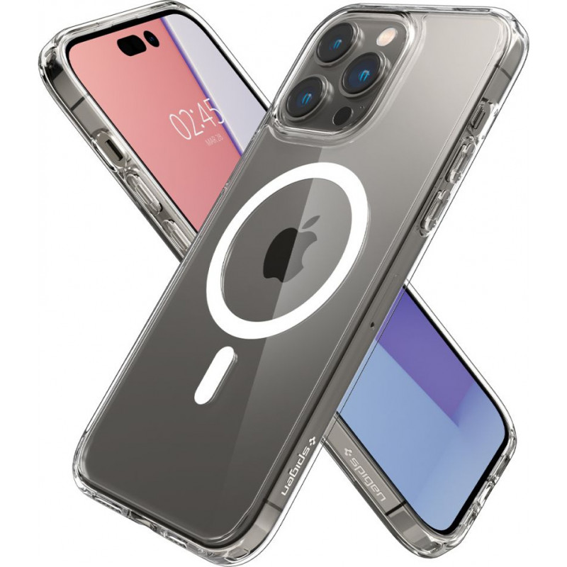 Etui MagSafe Spigen Ultra Hybrid Mag (ACS04969) dla Apple iPhone 14 Pro, biały