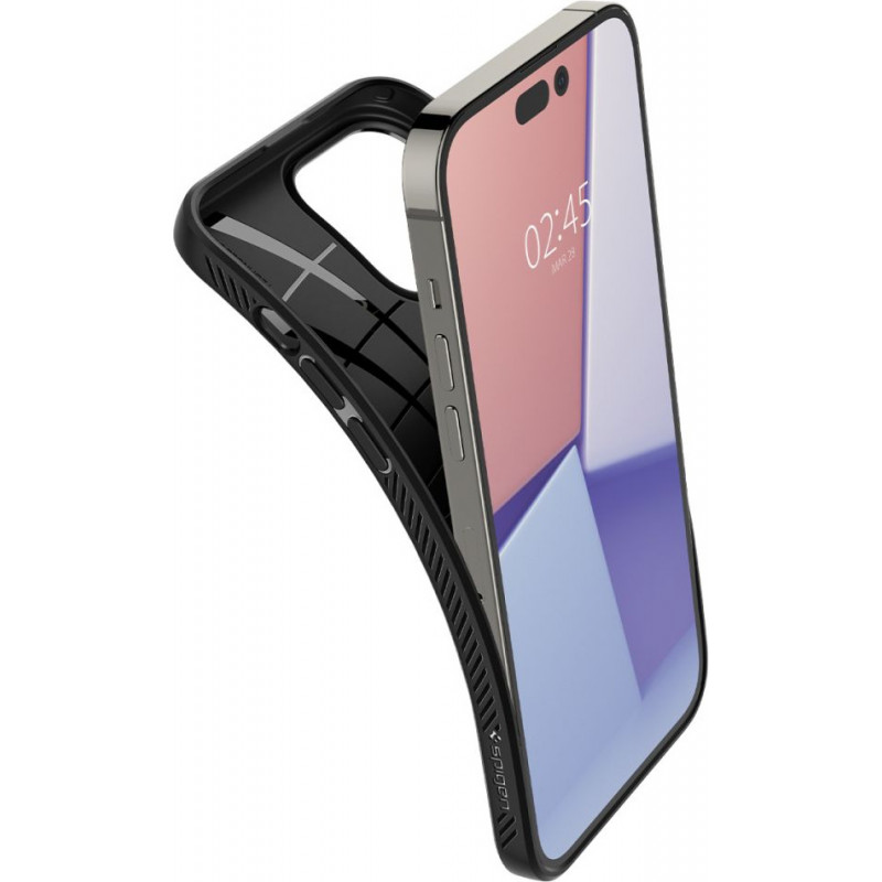 Etui Spigen Liquid Air (ACS04957) do Apple iPhone 14 Pro, Matte Black