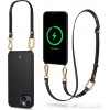 Spigen Cyrill Classic Charm Mag (ACS04948) etui MagSafe z paskiem do Apple iPhone 14 Plus / 15 Plus, czarny