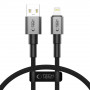 Tech-Protect Ultraboost DNA kabel USB-A / Lightning, 12 W, 2,4 A, 25 cm, Iron Grey
