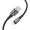 Tech-Protect Ultraboost DNA kabel USB-A / Lightning, 12 W, 2,4 A, 25 cm, Iron Grey
