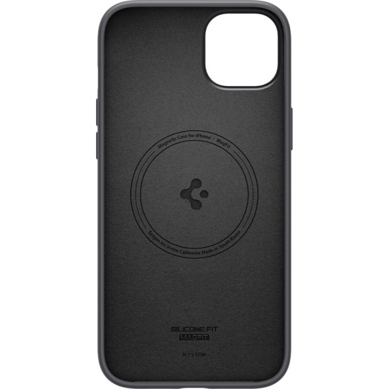Spigen Silicone Fit Mag (ACS04920) etui MagSafe do Apple iPhone 14 Plus / 15 Plus, czarny