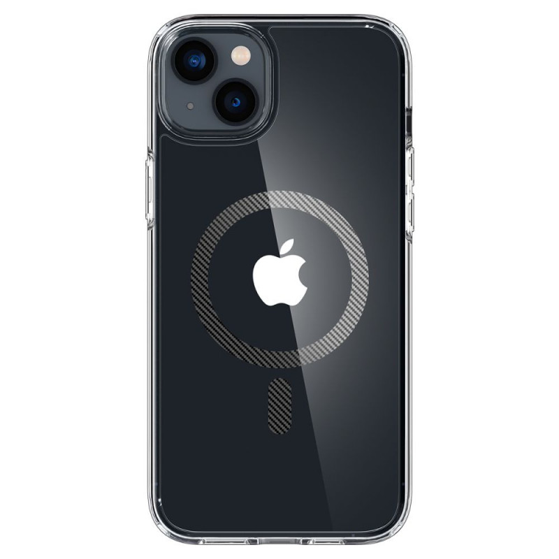 Etui MagSafe Spigen Ultra Hybrid Mag (ACS04904) do Apple iPhone 14 Plus / 15 Plus, Carbon Fiber