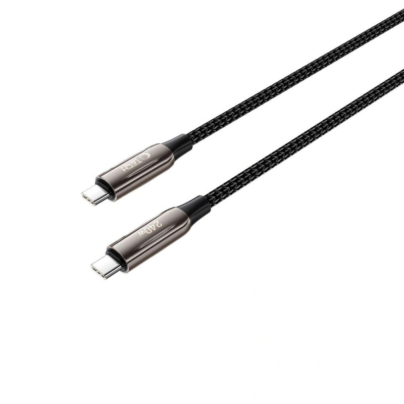 Tech-Protect UB10T Ultraboost kabel USB-C / USB-C PD240W/QC4.0, 200 cm, czarny