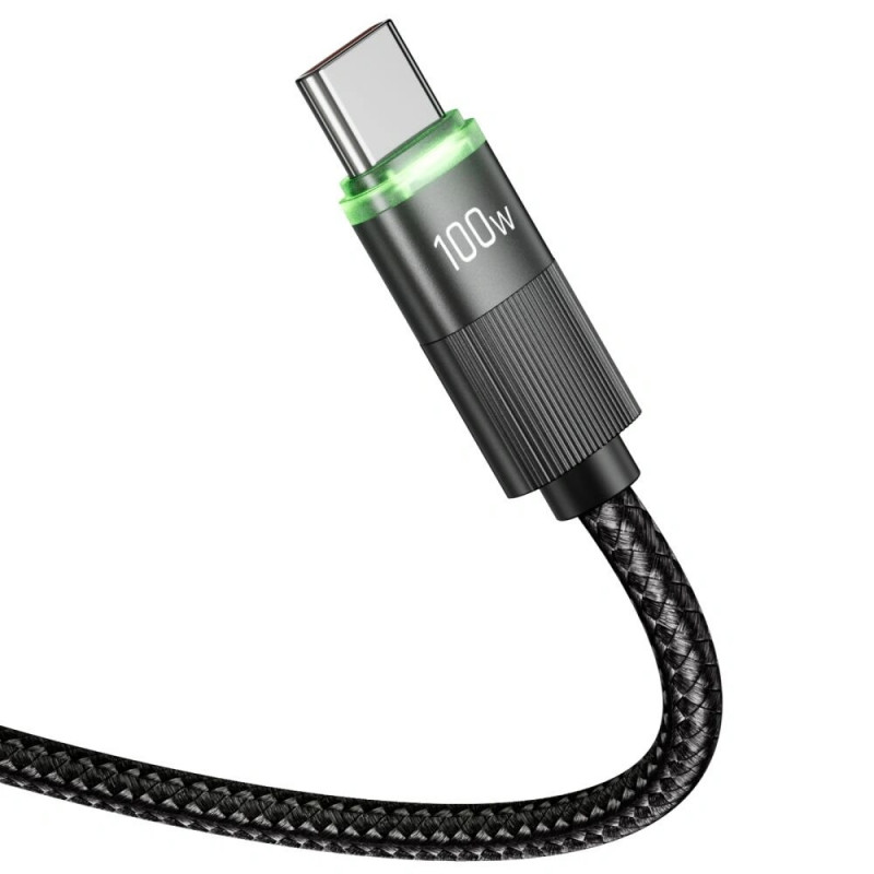 Tech-Protect UB20T Ultraboost kabel USB-C / USB-C PD100W/5A, 180 cm, czarny