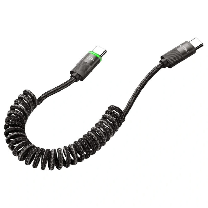 Tech-Protect UB20T Ultraboost kabel USB-C / USB-C PD100W/5A, 180 cm, czarny