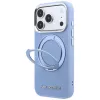 Etui Karl Lagerfeld Ring Stand 360 Saffiano Classic Logo MagSafe dla Apple iPhone 18 Pro / 17 Pro, jasnoniebieskie (KF003175)