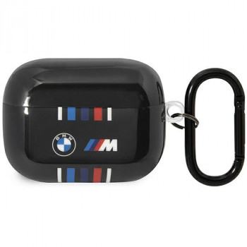 BMW BMAP22SWTK etui na Apple AirPods Pro, Multiple Colored Lines, czarne