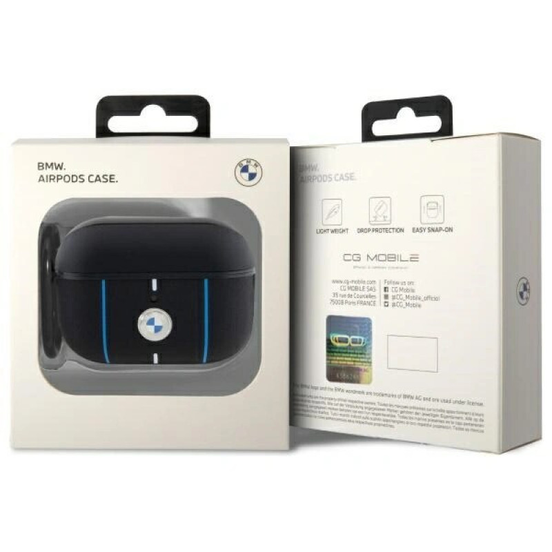 Etui BMW BMAP222RVSK Color Lines dla Apple AirPods Pro 2 (2022/2023), czarne
