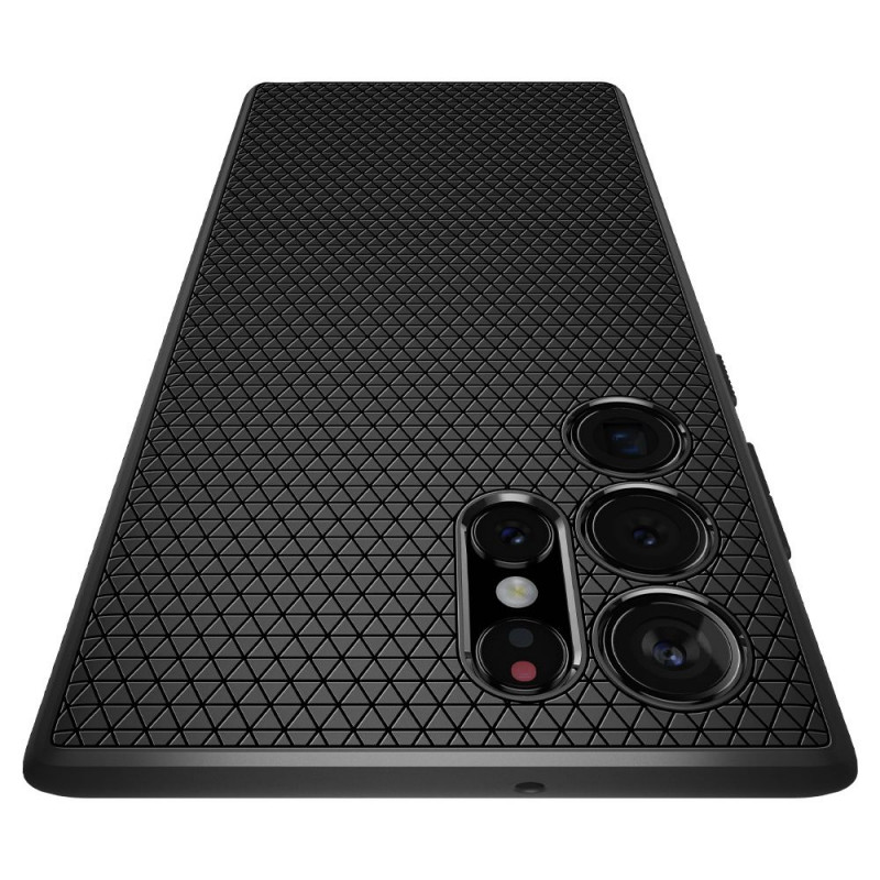Etui Spigen Liquid Air do Samsung Galaxy S22 Ultra, Matte Black