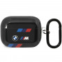 BMW BMAP222SOTK Tricolor Stripes etui na Apple AirPods Pro 2. generacji, czarne