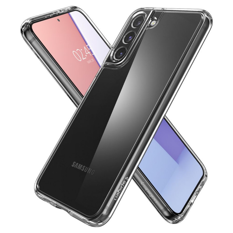 Etui Spigen Ultra Hybrid do Samsung Galaxy S22, Crystal Clear