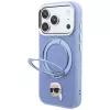 Etui MagSafe Karl Lagerfeld with Ring Stand 360 Karl Head Pin dla Apple iPhone 18 Pro Max / 17 Pro Max, jasnoniebieskie (KF003238)