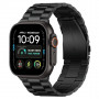 Tech-Protect Stainless THP6099 bransoleta ze stali nierdzewnej do Apple Watch 8 / 9 / 10 / 11 / 12 / SE / Ultra 44/45/46/49 mm, czarna