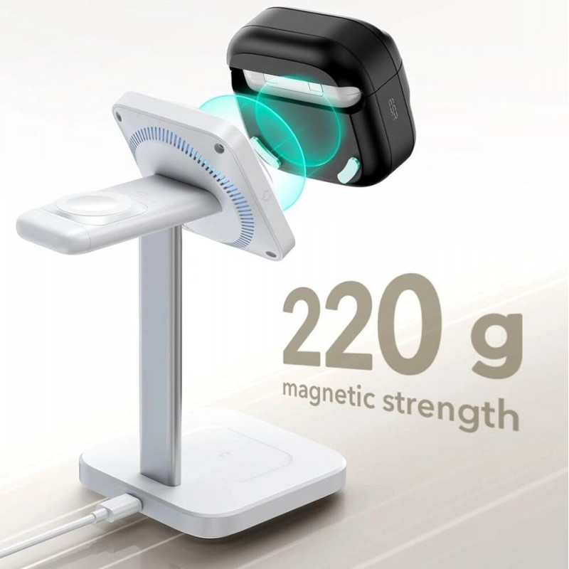 Etui ESR Pulse HaloLock MagSafe do Apple AirPods 4, czarne
