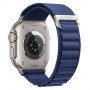 Tech-Protect Nylon Pro Apple Watch 8 / 9 / 10 / 11 / 12 / SE / Ultra 44/45/46/49 mm pasek do zegarka, Navy Blue