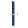 Tech-Protect Nylon Pro Apple Watch 8 / 9 / 10 / 11 / 12 / SE / Ultra 44/45/46/49 mm pasek do zegarka, Navy Blue