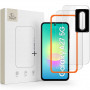 Tech-Protect Easy Set+ Samsung Galaxy A27 5G przezroczysty zestaw szkła hartowanego na ekran i obiektyw (3 szt.)