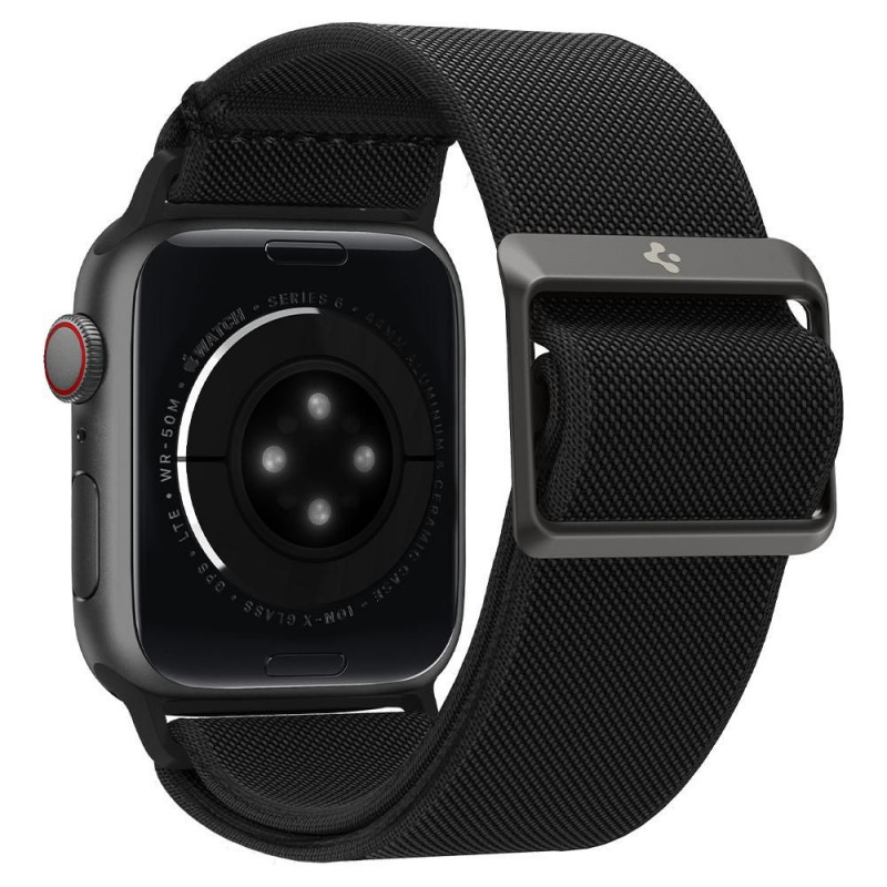 Spigen Fit Lite pasek do Apple Watch 4/5/6/7/SE/8/9/Ultra 44/45/49 mm, czarny