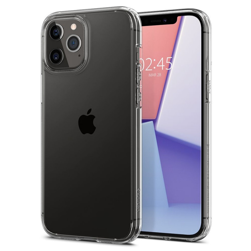 Etui Ultra Hybrid Spigen do Apple iPhone 12 / 12 Pro, Crystal Clear
