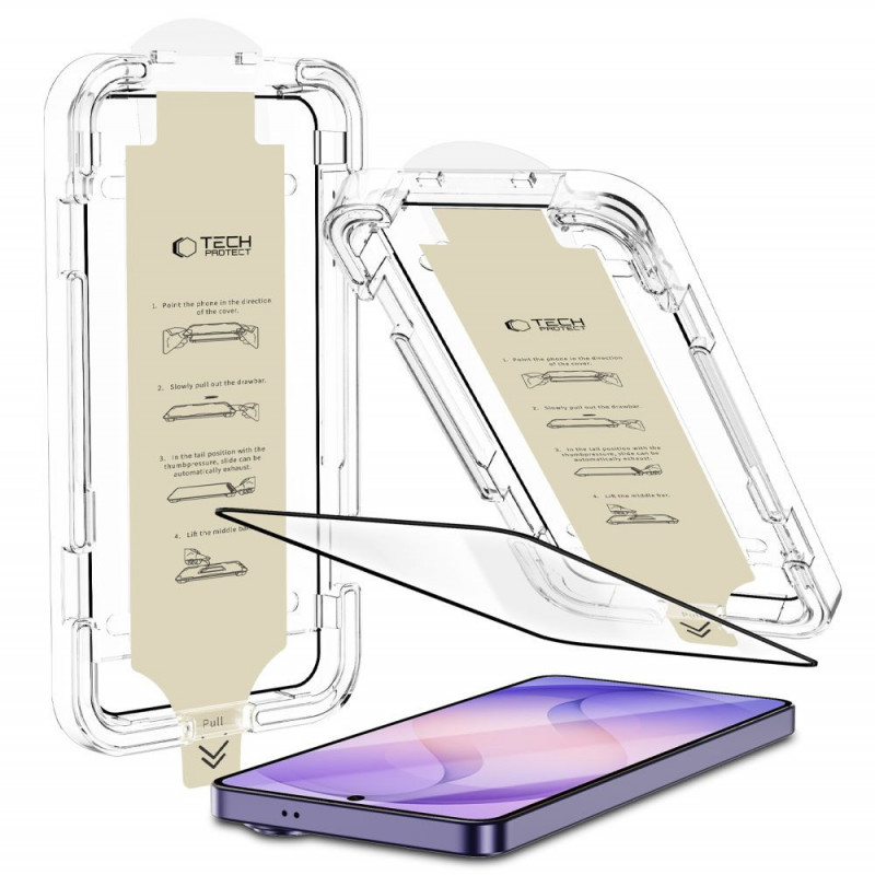 Tech-Protect Quick Set AR+ szkło antyrefleksyjne do Samsung Galaxy S26 Ultra, czarny