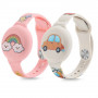 Tech-Protect Smooth Band dla dzieci opaska na rękę do Apple AirTag 1 / 2, Colorful (2 szt.)
