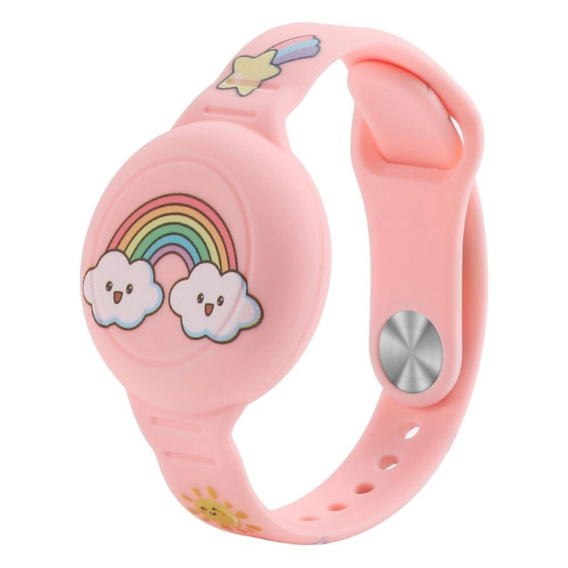Tech-Protect Smooth Band dla dzieci opaska na rękę do Apple AirTag 1 / 2, Colorful (2 szt.)