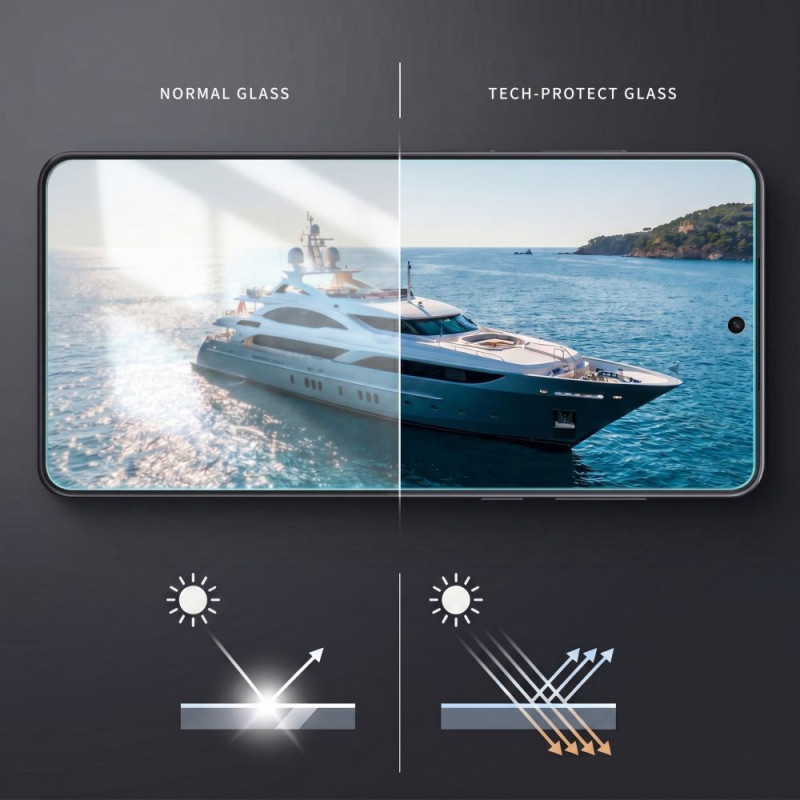 Tech-Protect Quick Set AR+ szkło antyrefleksyjne do Samsung Galaxy S26, czarne