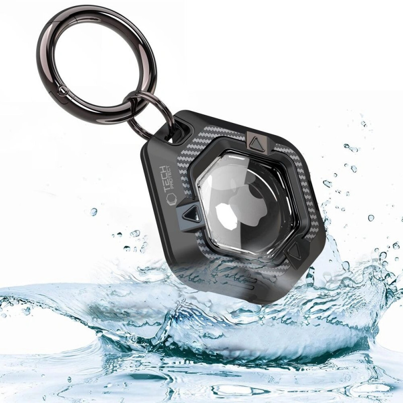 Etui ochronne Tech-Protect Defense dla Apple AirTag 1/2, czarne