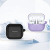 Tech-Protect Silikonowe etui z haczykiem do Samsung Galaxy Buds 3 / 3 FE / 3 Pro, lawendowy