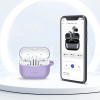 Tech-Protect Silikonowe etui z haczykiem do Samsung Galaxy Buds 3 / 3 FE / 3 Pro, lawendowy