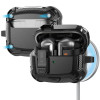 Etui pancerny Tech-Protect Carbonox MagSafe THP4736 do Samsung Galaxy Buds 3 / 3 FE / 3 Pro, czarny
