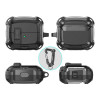 Etui pancerny Tech-Protect Carbonox MagSafe THP4736 do Samsung Galaxy Buds 3 / 3 FE / 3 Pro, czarny