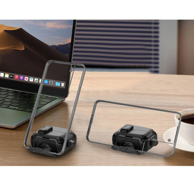 Etui pancerny Tech-Protect Carbonox MagSafe THP4736 do Samsung Galaxy Buds 3 / 3 FE / 3 Pro, czarny