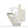 Tech-Protect Silicone Pure MagSafe etui na Apple iPhone 16 Pro, Cosmic Latte