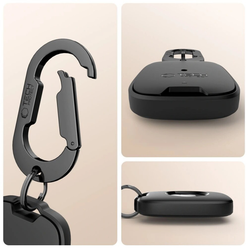 Tech-Protect etui Velar do Apple AirTag 1 / 2, czarny