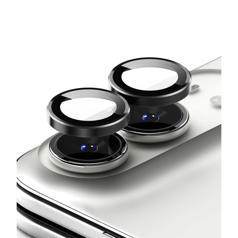 Ramka aparatu Ringke Camera Frame RGK12086 Ochrona obiektywu aparatu do Apple iPhone Duo (2 szt.), czarna