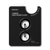 Ramka aparatu Ringke Camera Frame RGK12086 Ochrona obiektywu aparatu do Apple iPhone Duo (2 szt.), czarna