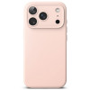 Etui silikonowe magnetyczne MagSafe Ringke dla Apple iPhone 18 Pro, Pink Sand