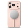 Etui silikonowe magnetyczne MagSafe Ringke dla Apple iPhone 18 Pro, Pink Sand