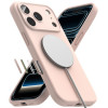 Etui silikonowe magnetyczne MagSafe Ringke dla Apple iPhone 18 Pro, Pink Sand