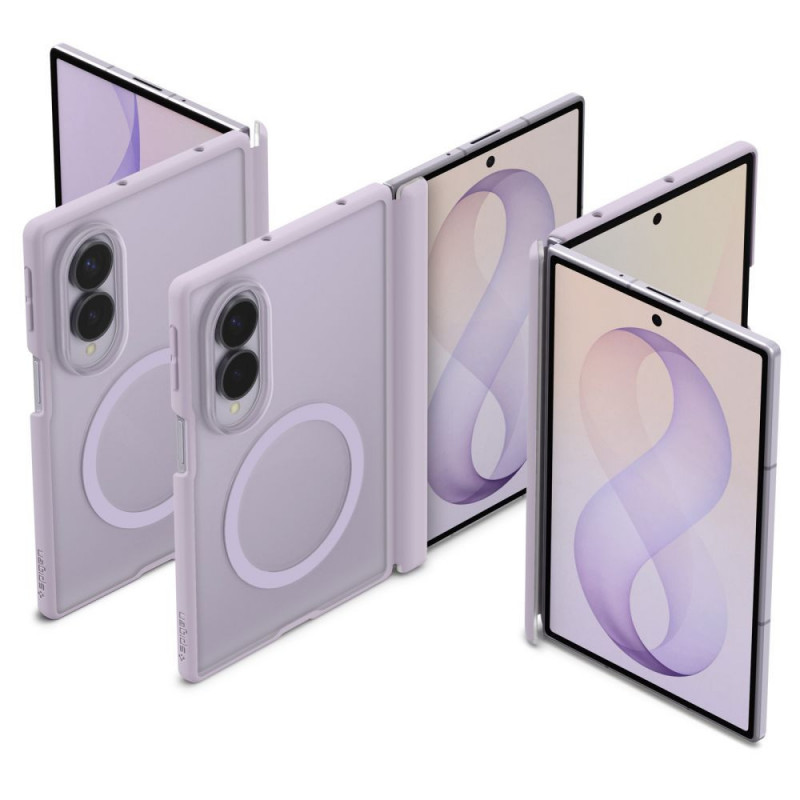 Etui Spigen Airskin Zero MagSafe do Samsung Galaxy Z Fold 8, Frost Lavender