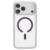 Etui Spigen Ultra Hybrid MagSafe do Apple iPhone 17 Pro / 18 Pro, przezroczysty/burgund