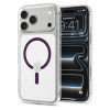 Etui Spigen Ultra Hybrid MagSafe do Apple iPhone 17 Pro Max / 18 Pro Max, przezroczysty/burgund