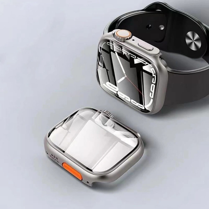 Etui Tech-Protect Defense360 do Apple Watch 10 / 11 46 mm, czarno-pomarańczowe