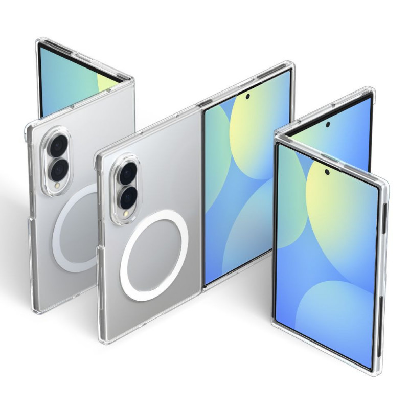 Etui Spigen AirSkin MagSafe do Samsung Galaxy Z Fold 8, przezroczyste/białe