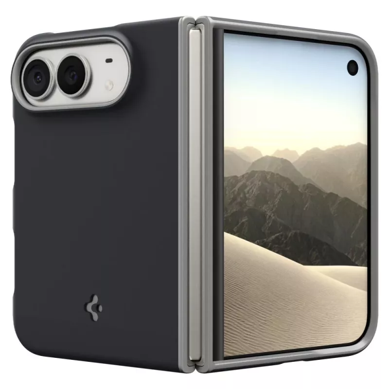 Etui Spigen Nano Pop Mag MagSafe do Apple iPhone Duo, Black Sesame