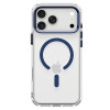 Etui Spigen Ultra Hybrid Optik S MagSafe do Apple iPhone 17 Pro / 18 Pro, Clear/Deep Blue