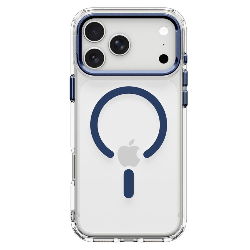 Etui Spigen Ultra Hybrid Optik S MagSafe do Apple iPhone 17 Pro / 18 Pro, Clear/Deep Blue