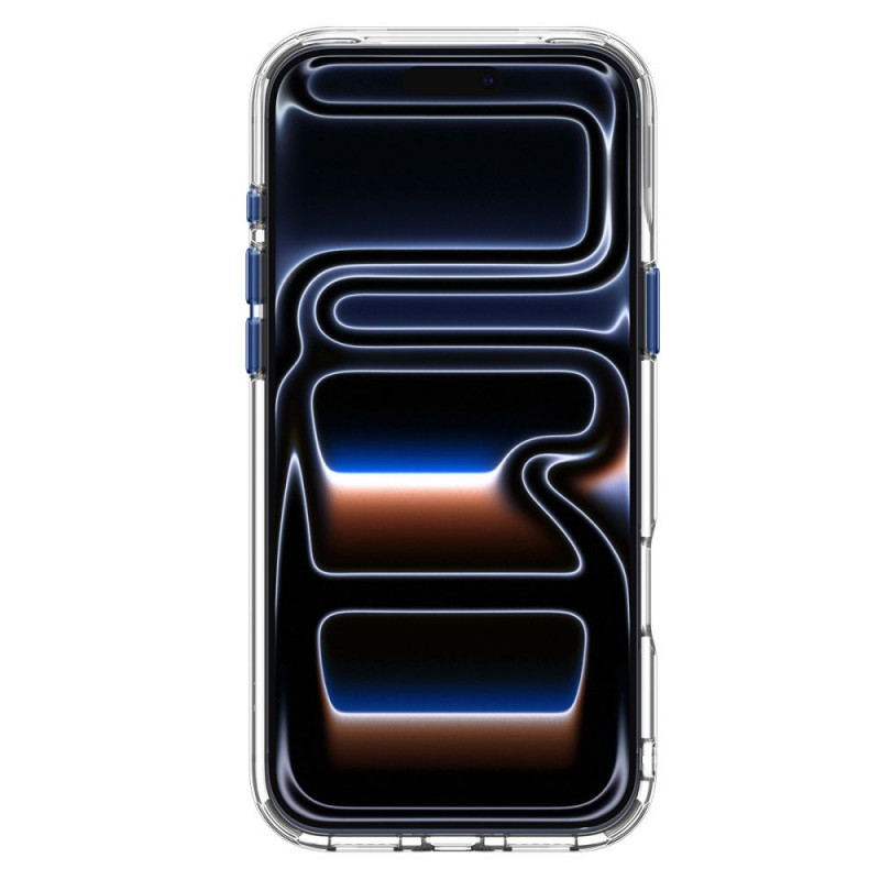 Etui Spigen Ultra Hybrid Optik S MagSafe do Apple iPhone 17 Pro / 18 Pro, Clear/Deep Blue